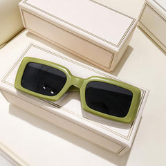 Retro Rectangle Sunglasses Y2K Fashion Holiday Accessory