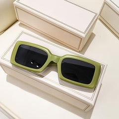 Retro Rectangle Sunglasses Y2K Fashion Holiday Accessory