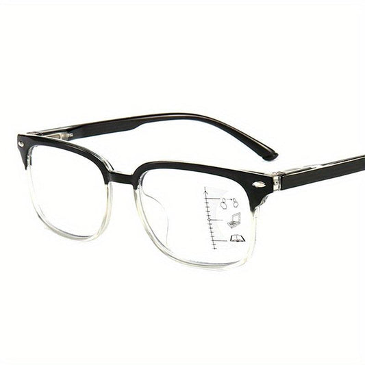 Men's Multifocal Reading Glasses Anti Light Reading Eyeglasses