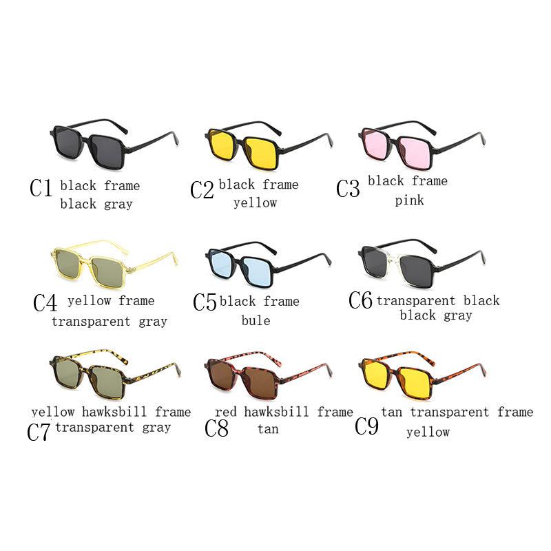 Square Sunglasses Unisex Vintage Men's Driving Sun Glasses UV400 Retro Style