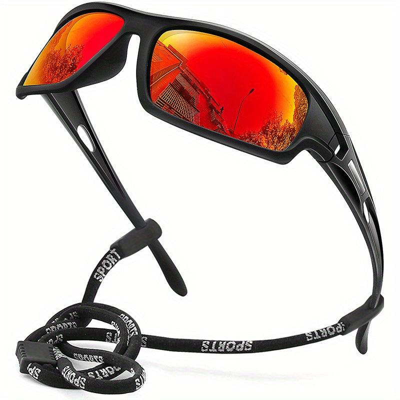 Men's Polarized Sports Sunglasses Unbreakable Frame UV 100 Protection