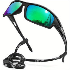 Men's Polarized Sports Sunglasses Unbreakable Frame UV 100 Protection