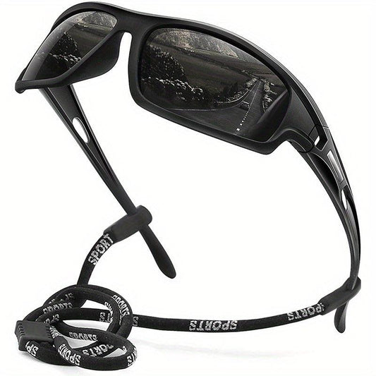 Men's Polarized Sports Sunglasses Unbreakable Frame UV 100 Protection