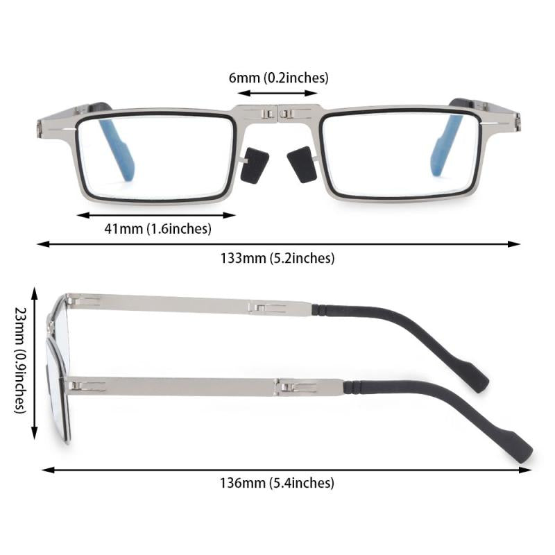 Foldable Anti Light Presbyopia Eyeglasses for Men