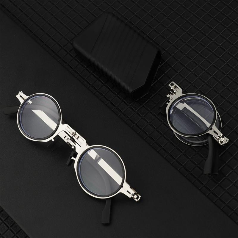 Foldable Anti Light Presbyopia Eyeglasses for Men