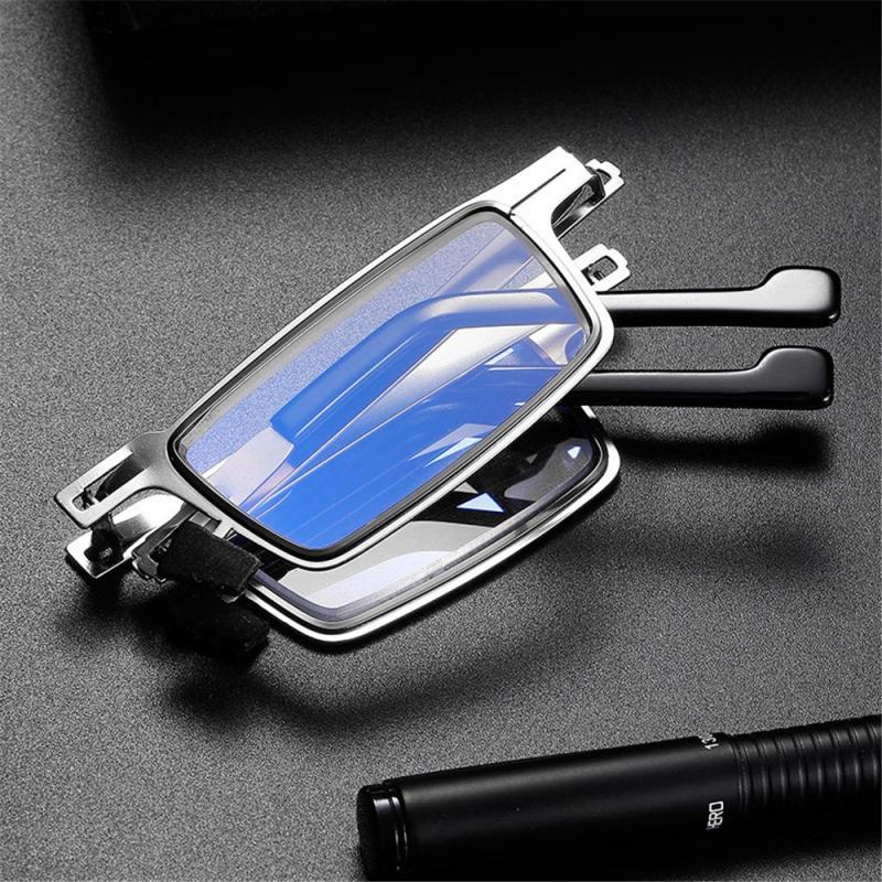 Foldable Anti Light Presbyopia Eyeglasses for Men
