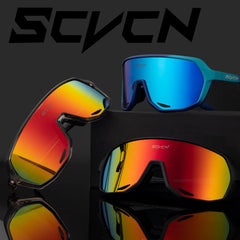 SCVCN Windproof Cycling Sunglasses Road Mountain Running Bicycle Protection