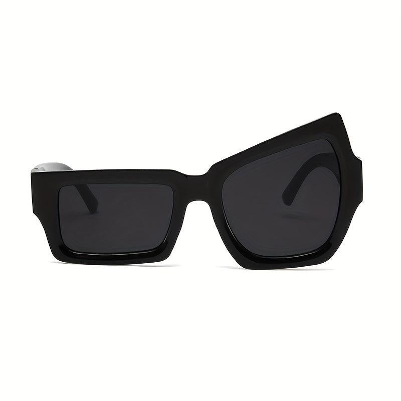 Men's Irregular Square Sunglasses Acrylic Mirror Eyewear