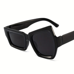 Men's Irregular Square Sunglasses Acrylic Mirror Eyewear