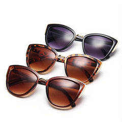 Cat Eye Sunglasses Vintage Gradient Lens UV400