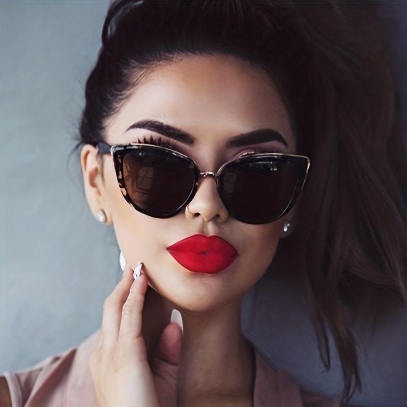 Cat Eye Sunglasses Vintage Gradient Lens UV400