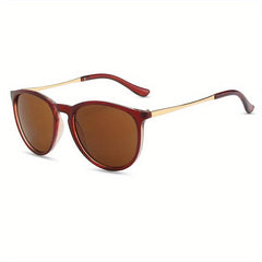 Oval Classic Sun Glasses Vintage Men Women Retro Cat Eye Driving Sunglasses