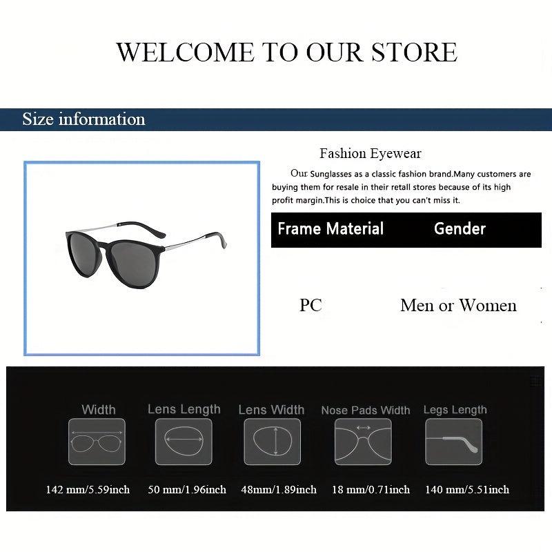 Oval Classic Sun Glasses Vintage Men Women Retro Cat Eye Driving Sunglasses