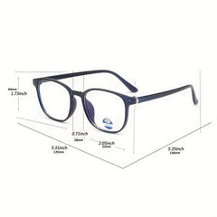 Square Computer Glasses for Women Anti Ray Light Blocking