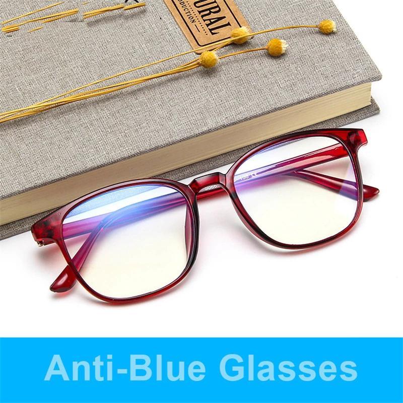 Square Computer Glasses for Women Anti Ray Light Blocking