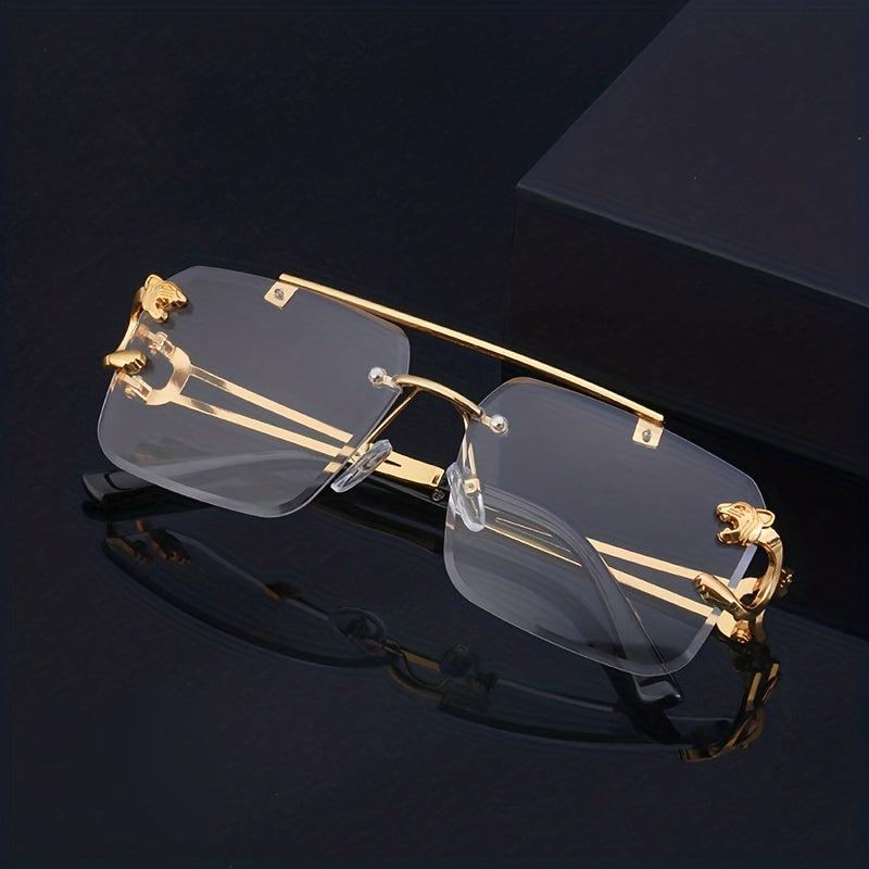 Top Bar Aviator Sunglasses Hollow Out Temple UV400