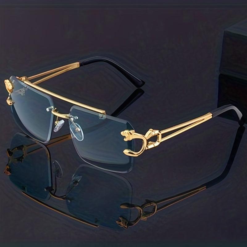 Top Bar Aviator Sunglasses Hollow Out Temple UV400
