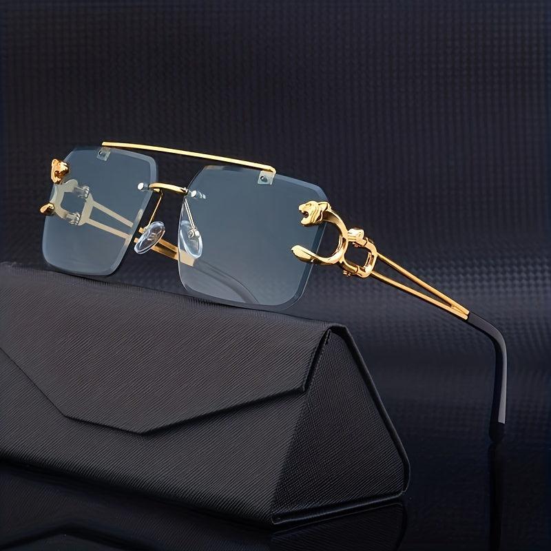 Top Bar Aviator Sunglasses Hollow Out Temple UV400