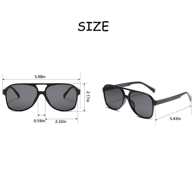 Top Bar Aviator Sunglasses Retro Outdoor Glasses for Driving Travel