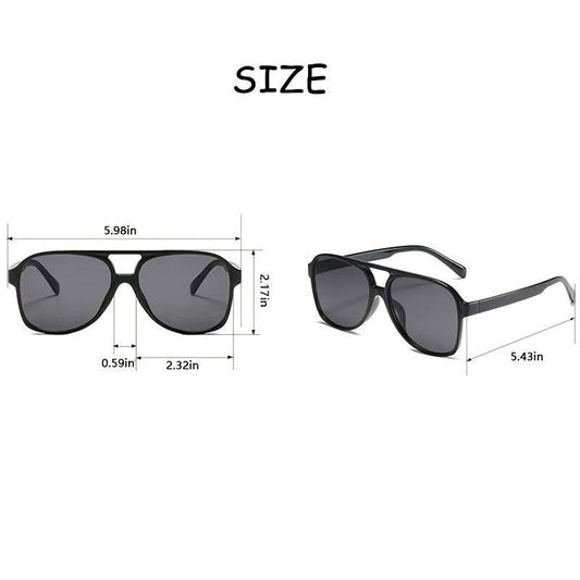 Top Bar Aviator Sunglasses Retro Outdoor Glasses for Driving Travel