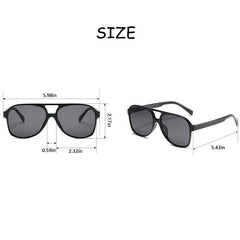 Top Bar Aviator Sunglasses Retro Outdoor Glasses for Driving Travel