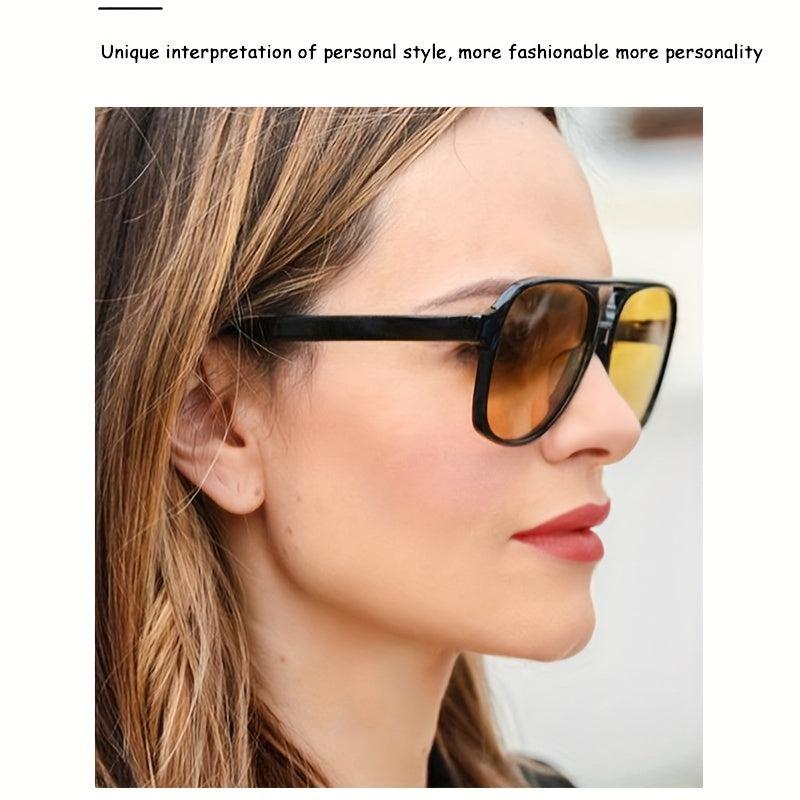 Top Bar Aviator Sunglasses Retro Outdoor Glasses for Driving Travel