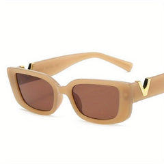 Y2K Rectangle Frame Sunglasses UV400