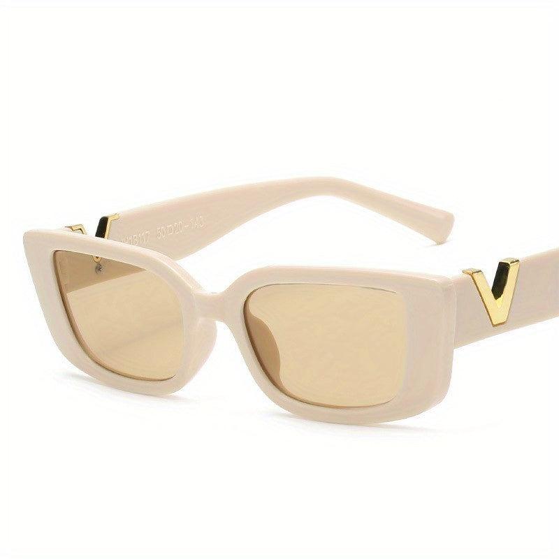 Y2K Rectangle Frame Sunglasses UV400