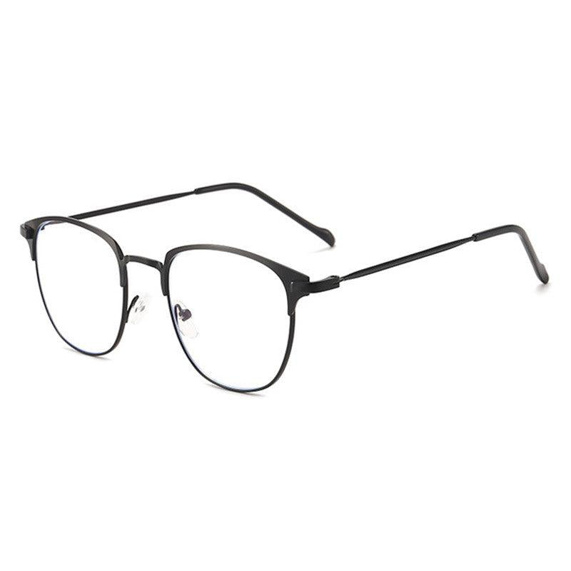 Clear Lens Glasses Metal Frame Anti Light Eyewear