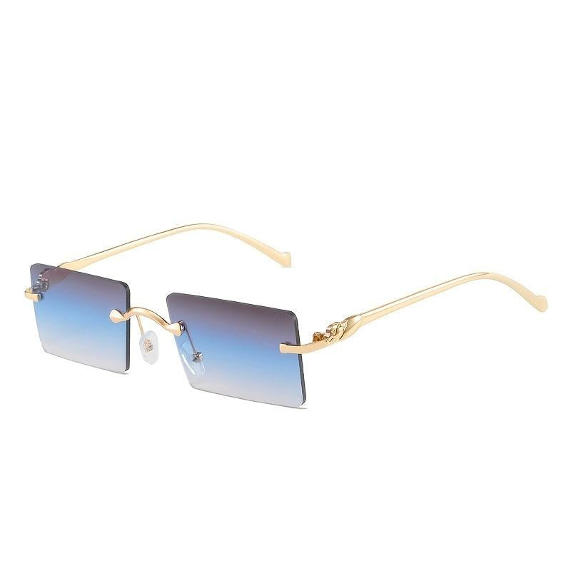 Square Rimless Sunglasses
