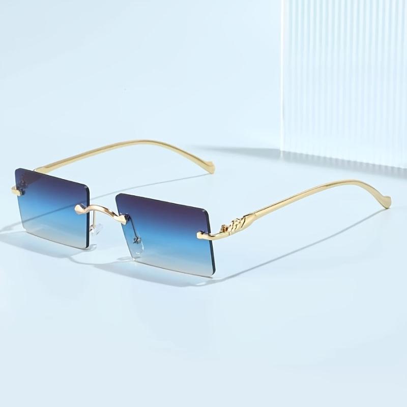 Square Rimless Sunglasses