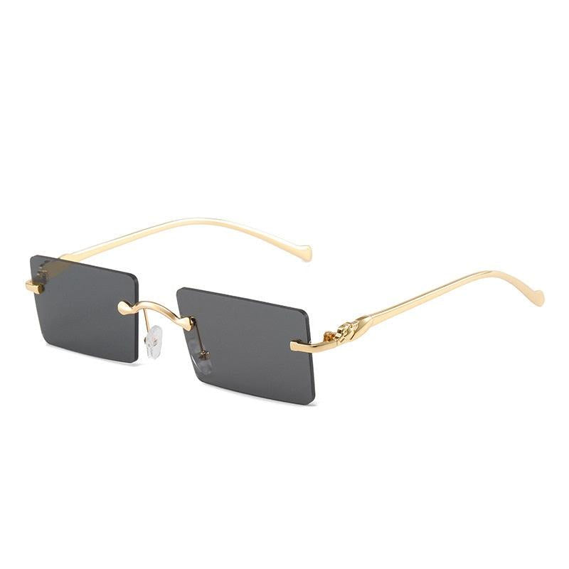 Square Rimless Sunglasses