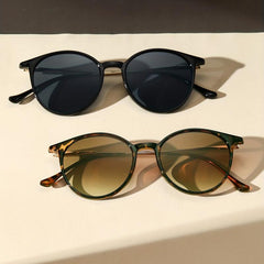 Cat Eye Sunglasses Round Frame Vintage Glasses UV400