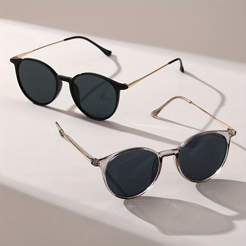Cat Eye Sunglasses Round Frame Vintage Glasses UV400