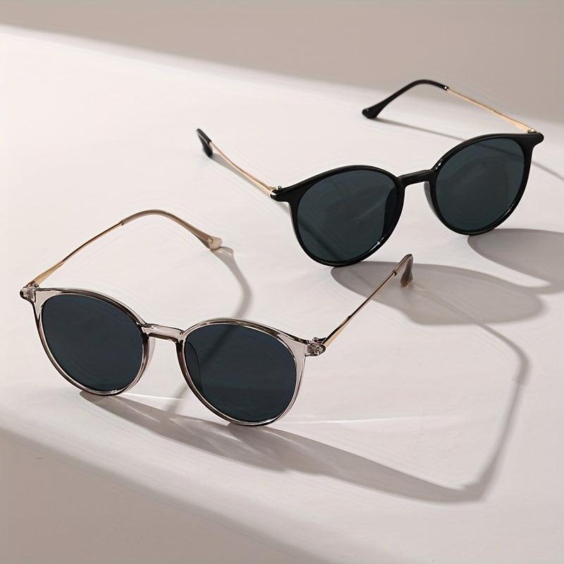 Cat Eye Sunglasses Round Frame Vintage Glasses UV400