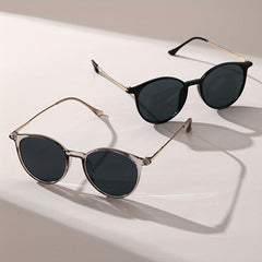 Cat Eye Sunglasses Round Frame Vintage Glasses UV400