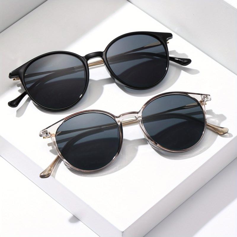 Cat Eye Sunglasses Round Frame Vintage Glasses UV400
