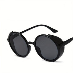 Steampunk Round Sunglasses Vintage Metal Retro Sun Glasses