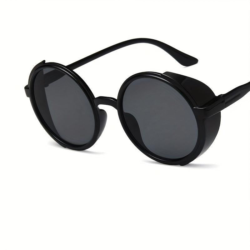 Steampunk Round Sunglasses Vintage Metal Retro Sun Glasses