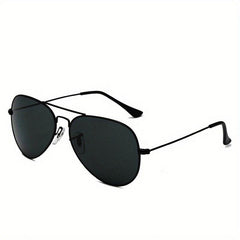 Vintage Oval Aviator Sunglasses Metal Hiking Sunshade Eyeglasses