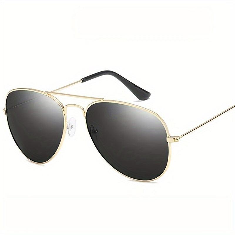 Classic Aviator Polarized Sunglasses Metal Sunshades
