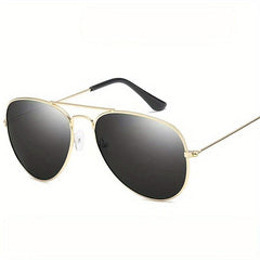 Classic Aviator Polarized Sunglasses Metal Sunshades