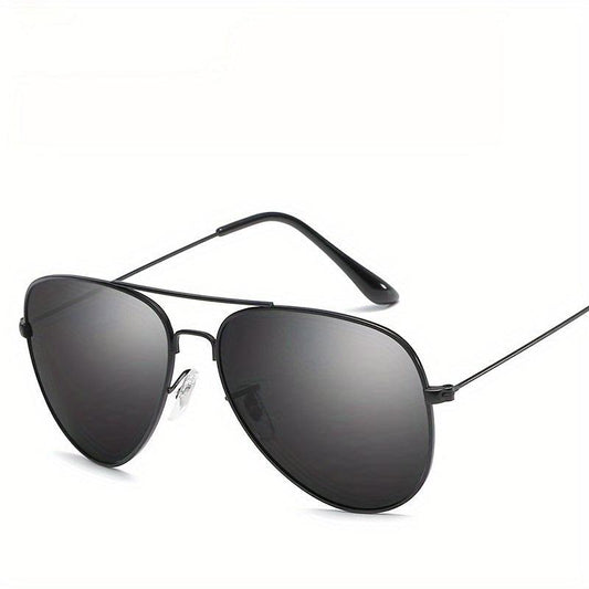 Classic Aviator Polarized Sunglasses Metal Sunshades