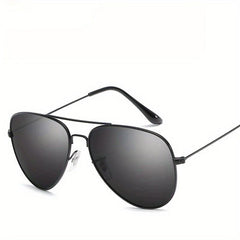 Classic Aviator Polarized Sunglasses Metal Sunshades