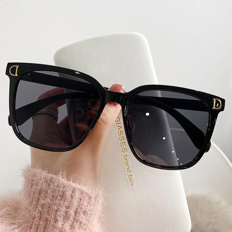 Square Jelly Gradient Sunglasses UV400 Anti Glare for Driving Beach Travel