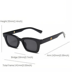 Vintage Square Sunglasses Women Cat Eye Small Frame Sun Glasses