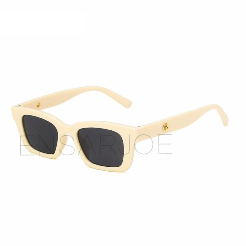 Vintage Square Sunglasses Women Cat Eye Small Frame Sun Glasses