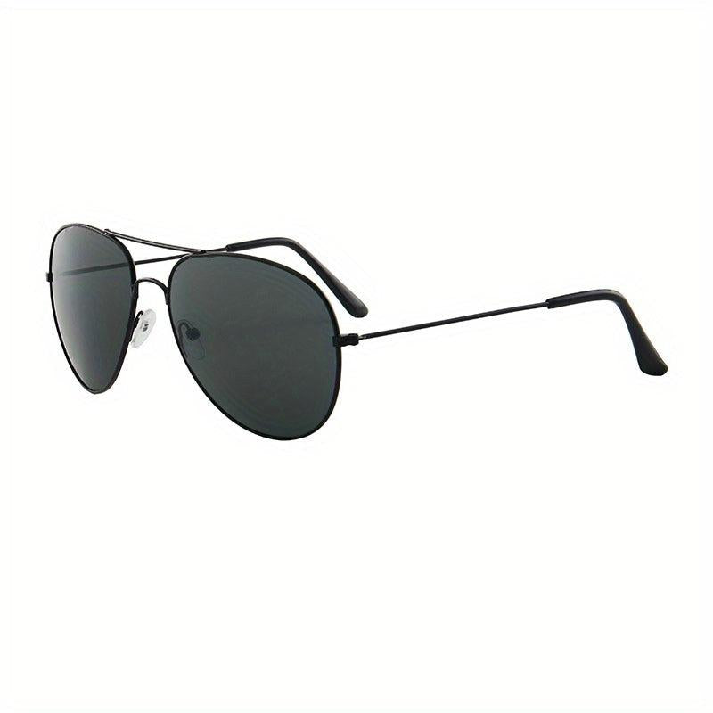 Vintage Aviator Sunglasses Thin Metal Temple UV400