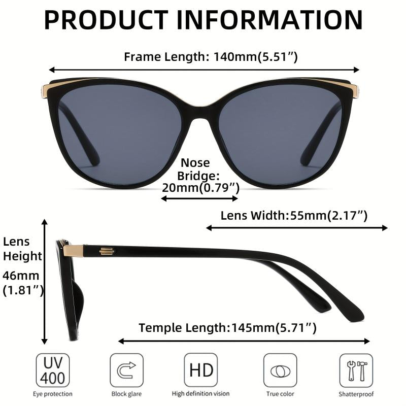 Cat Eye Sunglasses Anti Glare Gradient Glasses UV400