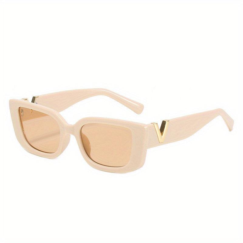 Vintage Retro Rectangle Sunglasses Women Y2K Punk UV400